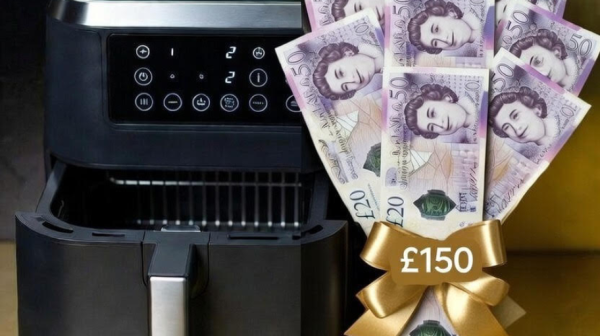 Win £150 CASH OR A NINJA DUAL ZONE AIR FRYER!!